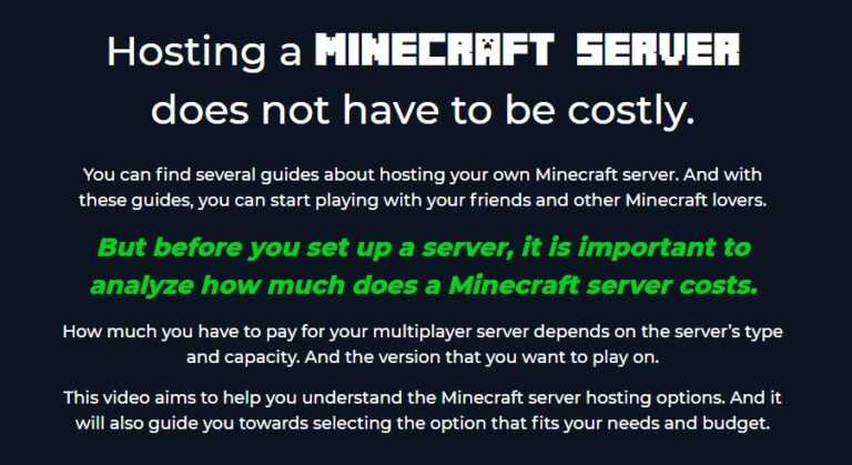 What Is Best Minecraft Server Hosting To Buy Cheap Servers 24/7 & Free ...